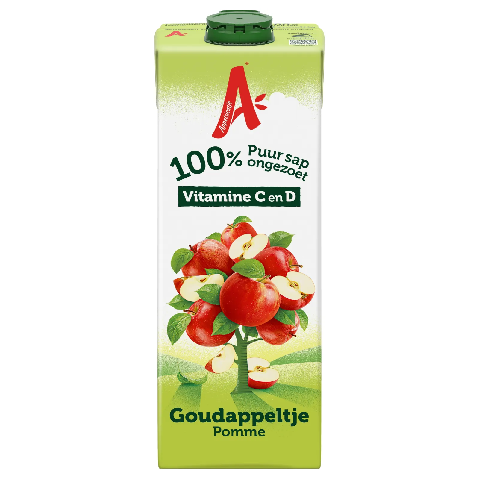 Pakje appelsientje goudappel groen voorkant