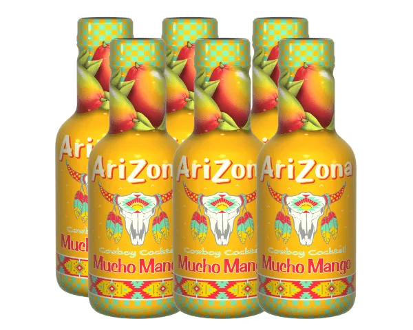 Arizona cowboy cocktail mucho mango pet (6x 50cl)