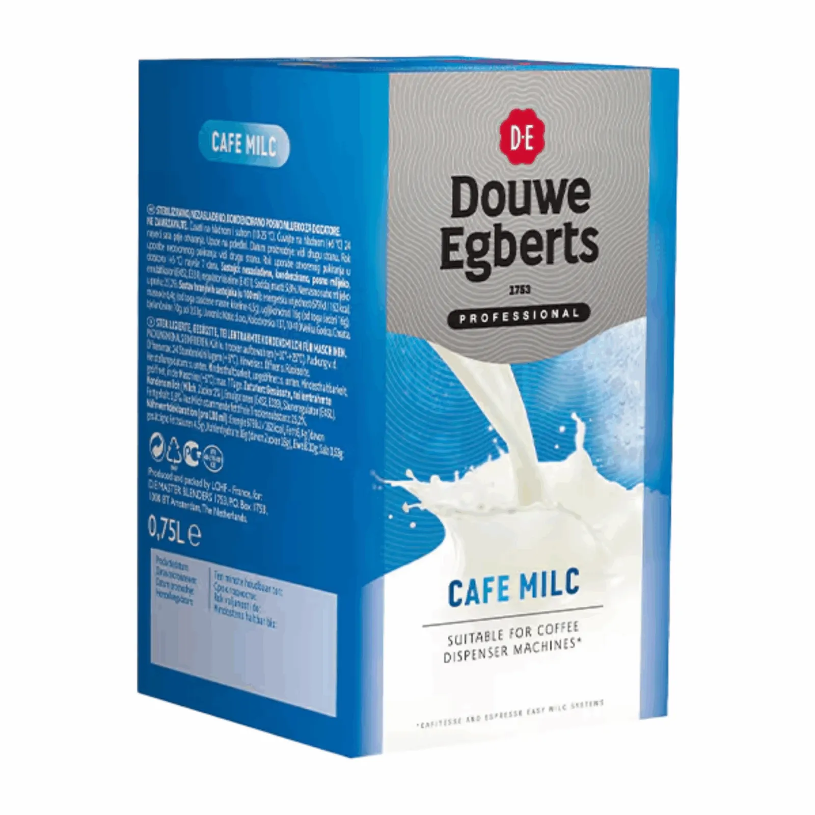 Douwe Egberts Coffee Milk Cafe Milc for Machines (0.75 liter) - Image 2
