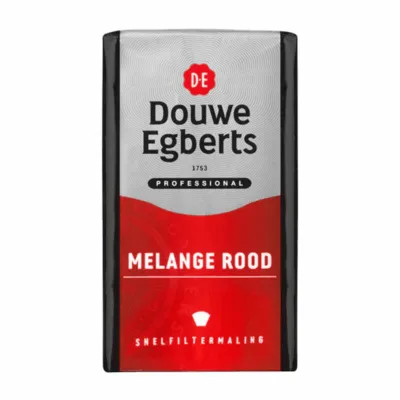 Douwe Egberts Melange Rood Snelfilter (24x 250gr)