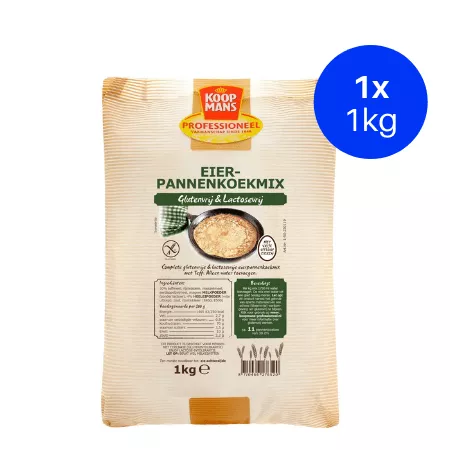 Koopmans eier pannenkoekmix gluten- & lactose vrij 1 kg