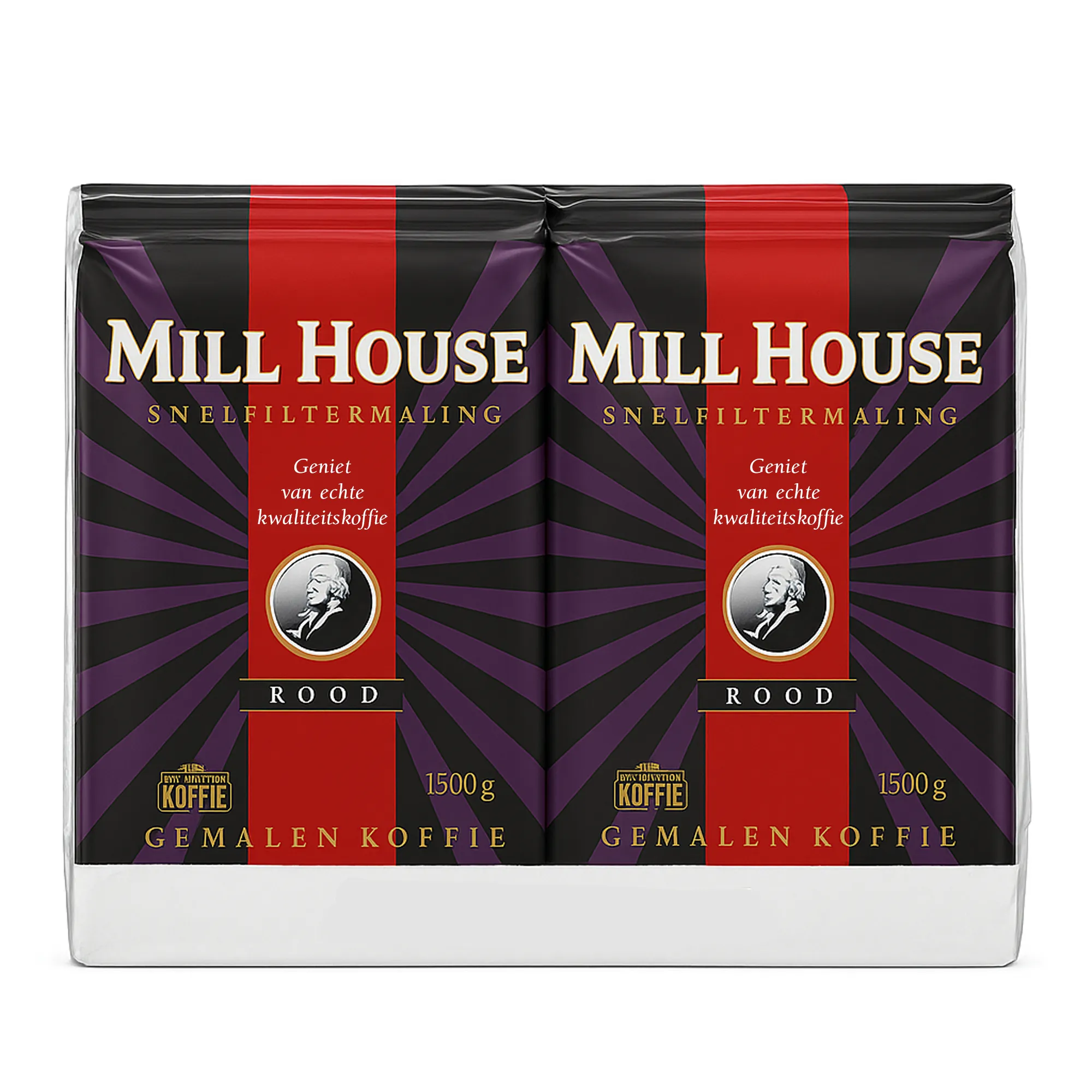 Mill House Rood Snelfilter (4x 1,5kg) doos