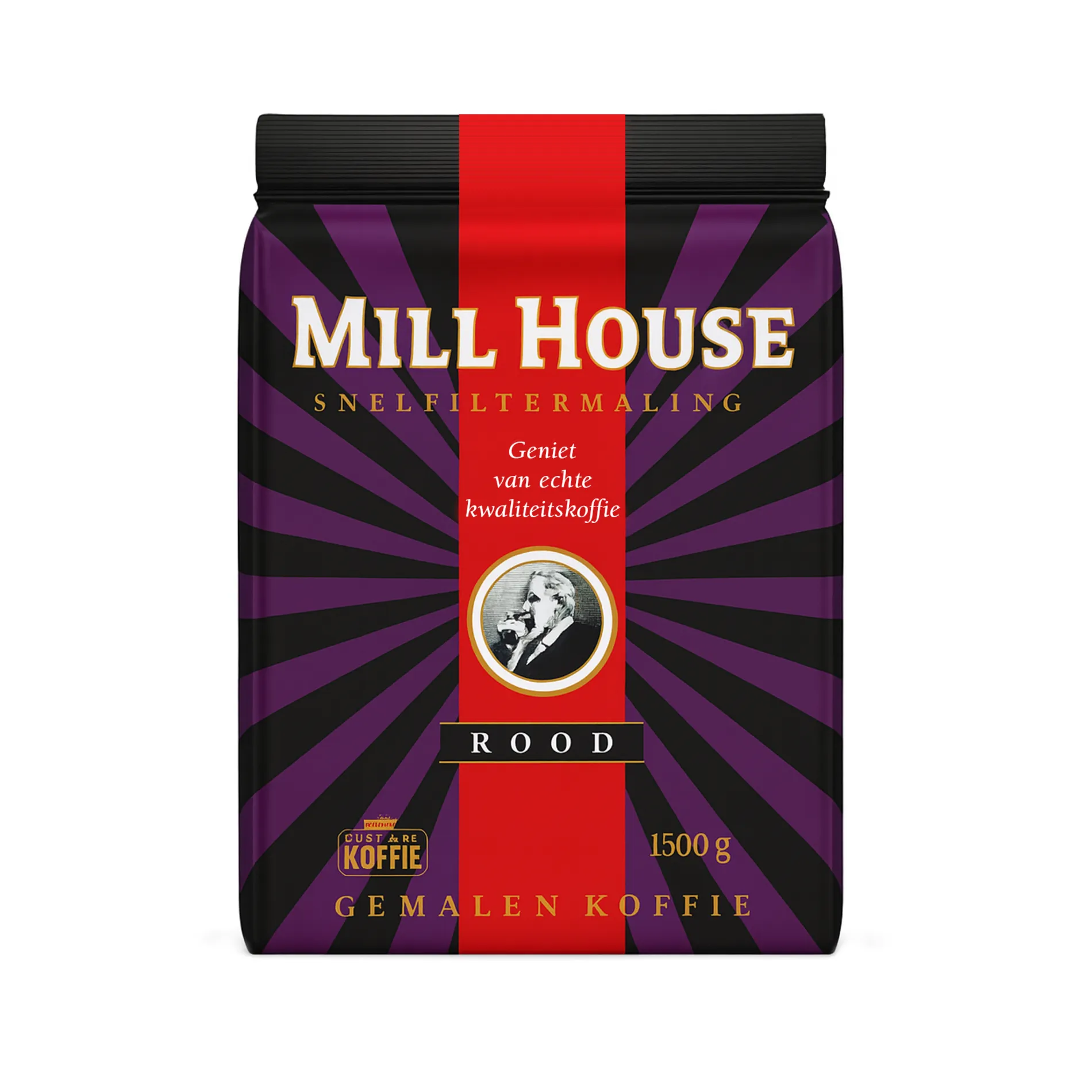 Mill House Rood Snelfilter (4x 1,5kg)_