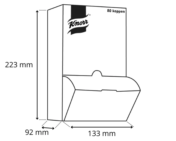 Knorr Drinkbouillon Kip Met Tuinkruiden (80 stuks)