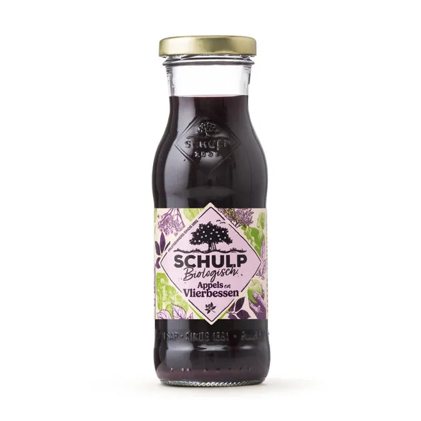 Schulp Appel & Vlierbessensap Biologisch Flesje (15x 20cl)