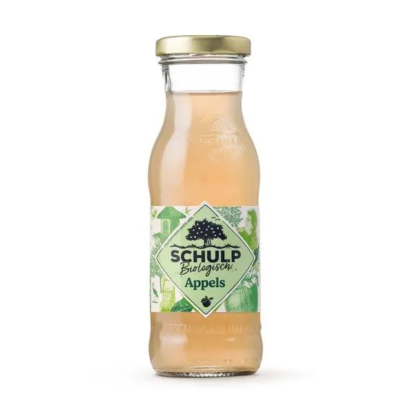 Schulp Appelsap Biologisch Flesje (15x 20cl)