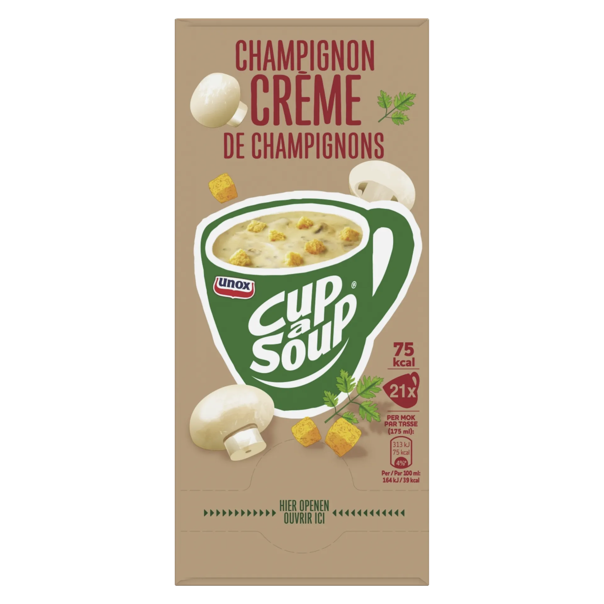 Unox Cup-a-Soup Champignon Crème (21x 175ml)