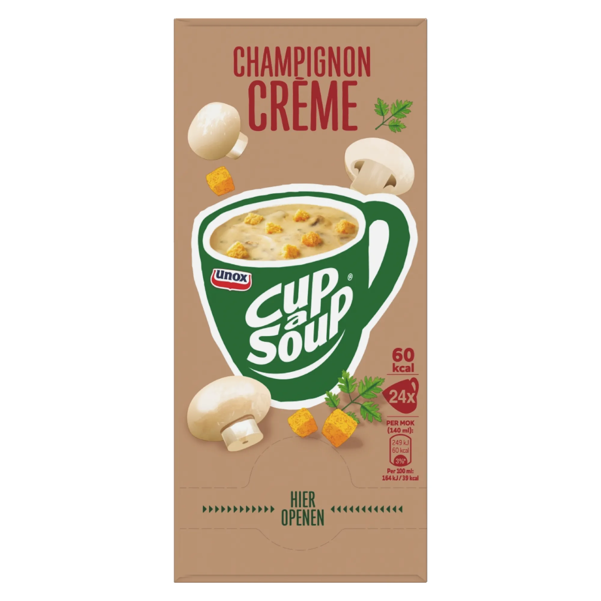 Unox Cup-a-Soup Champignon Crème (24x 140ml)