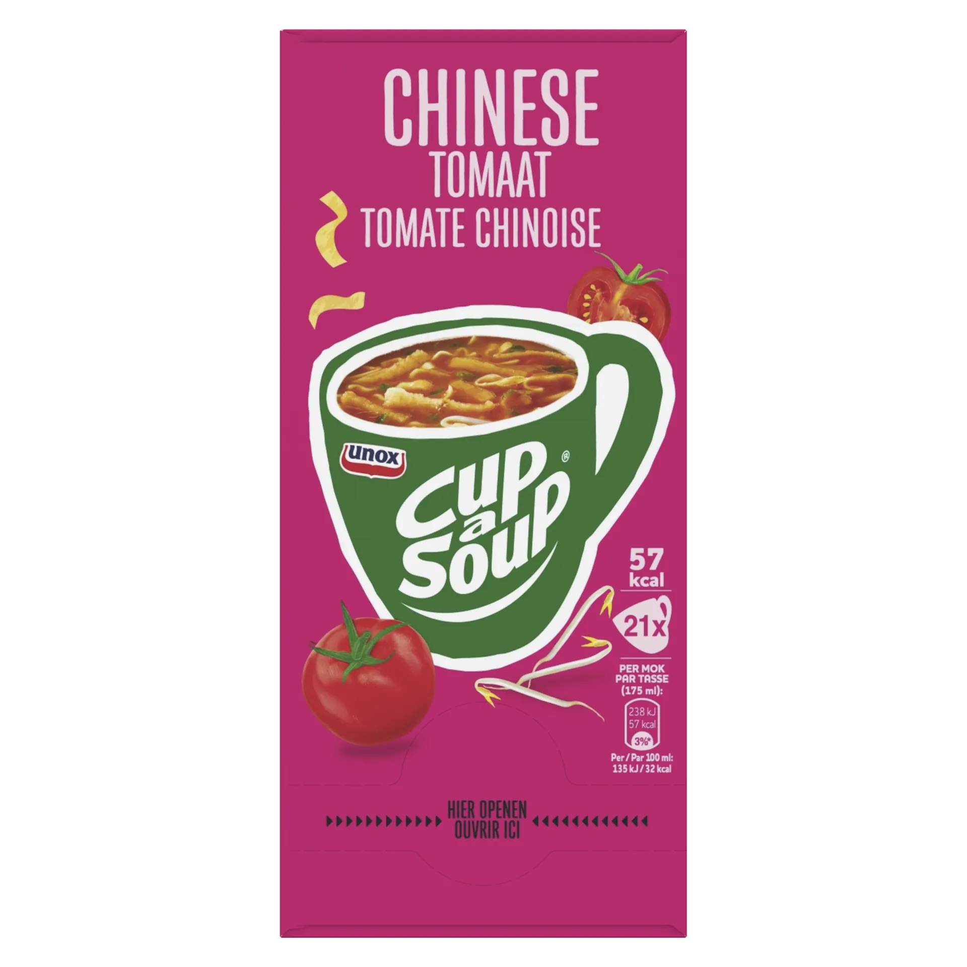 Unox Cup-a-Soup Chinese Tomaat (21x 175ml)