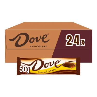 Dove Liaison Caramel Chocoladereep (24x 50gr)