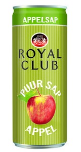 Royal club appelsap blik 25 cl