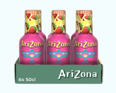 Arizona cowboy cocktail strawberry lemonade pet (6x 50cl)