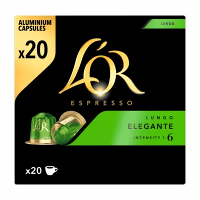 L'OR Espresso Lungo Elegante (20 cups)