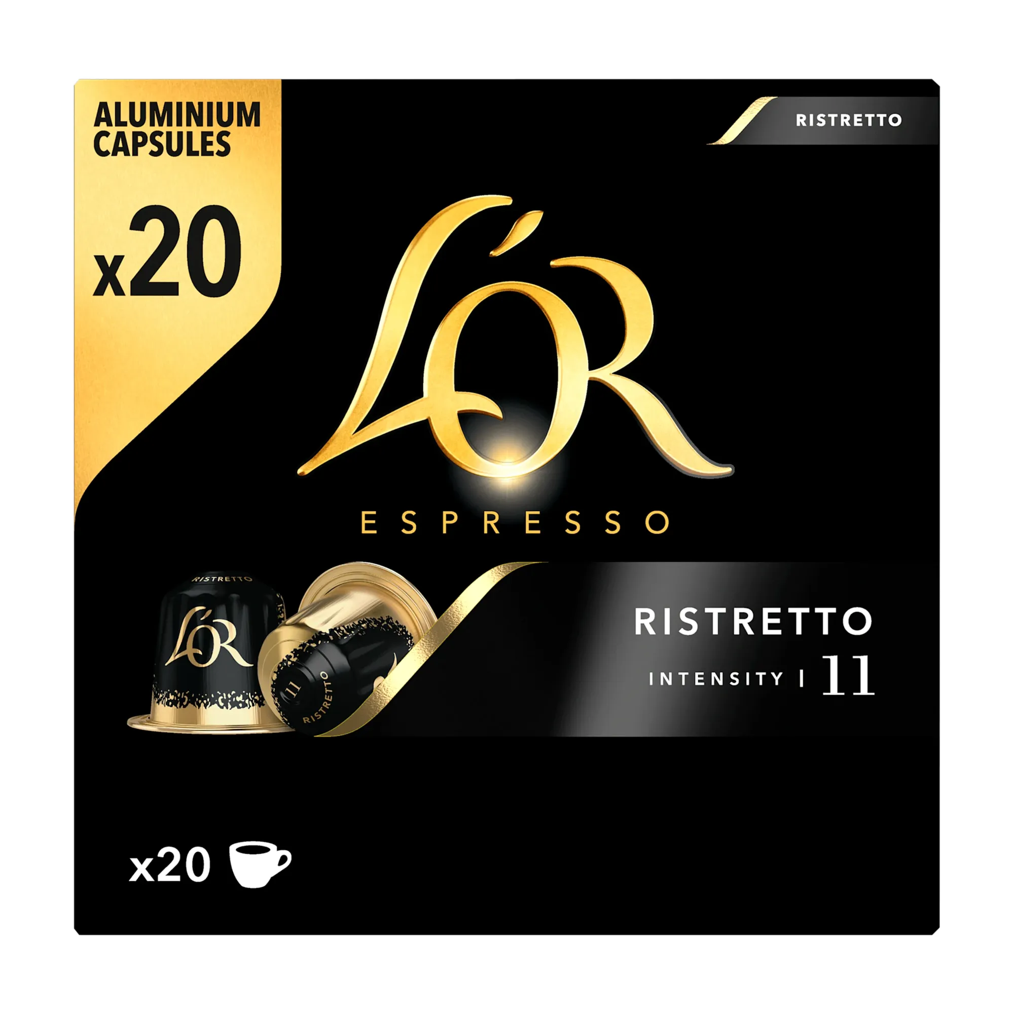 L'or Espresso Ristretto (20 cups)