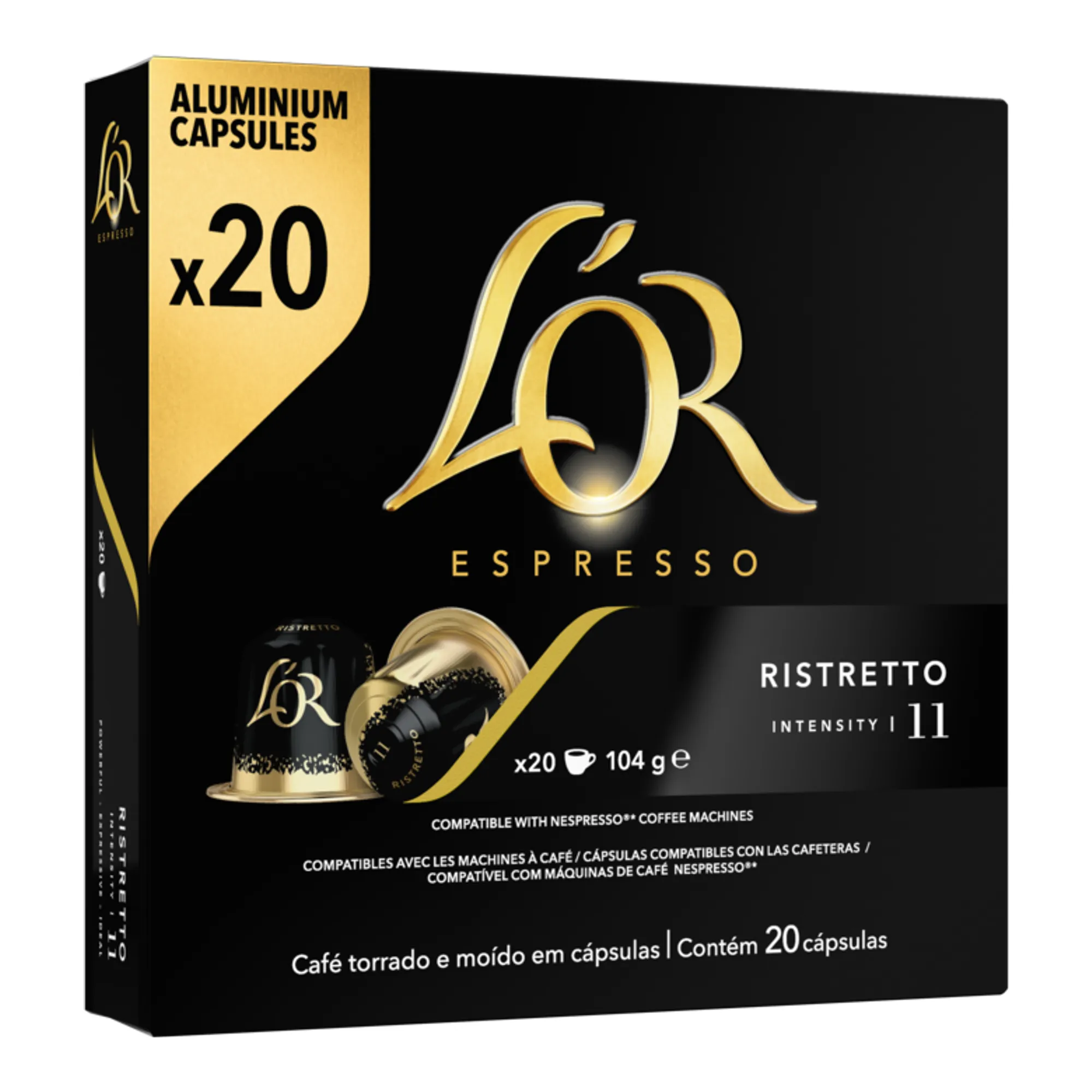 L'or Espresso Ristretto (20 cups)