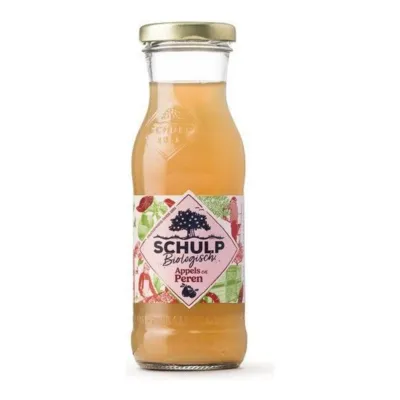 Schulp appel & perensap biologisch flesje (15x 20cl)