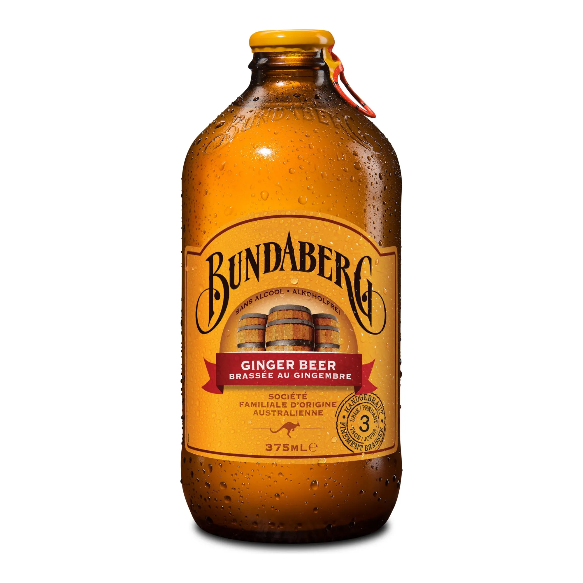 Bundaberg Ginger Beer flesje (12x 375ml) - Afbeelding 2