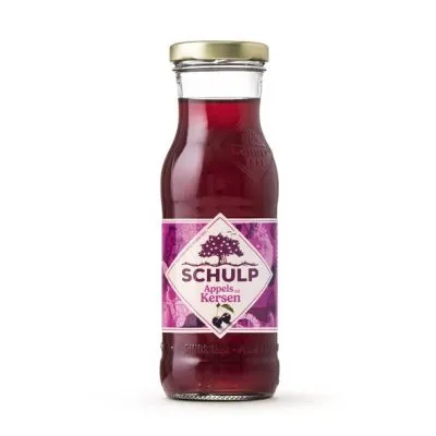 Schulp appel & kersensap flesje (15x 20cl)