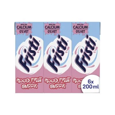 Fristi rood fruit mini 6x20cl (5 stuks)