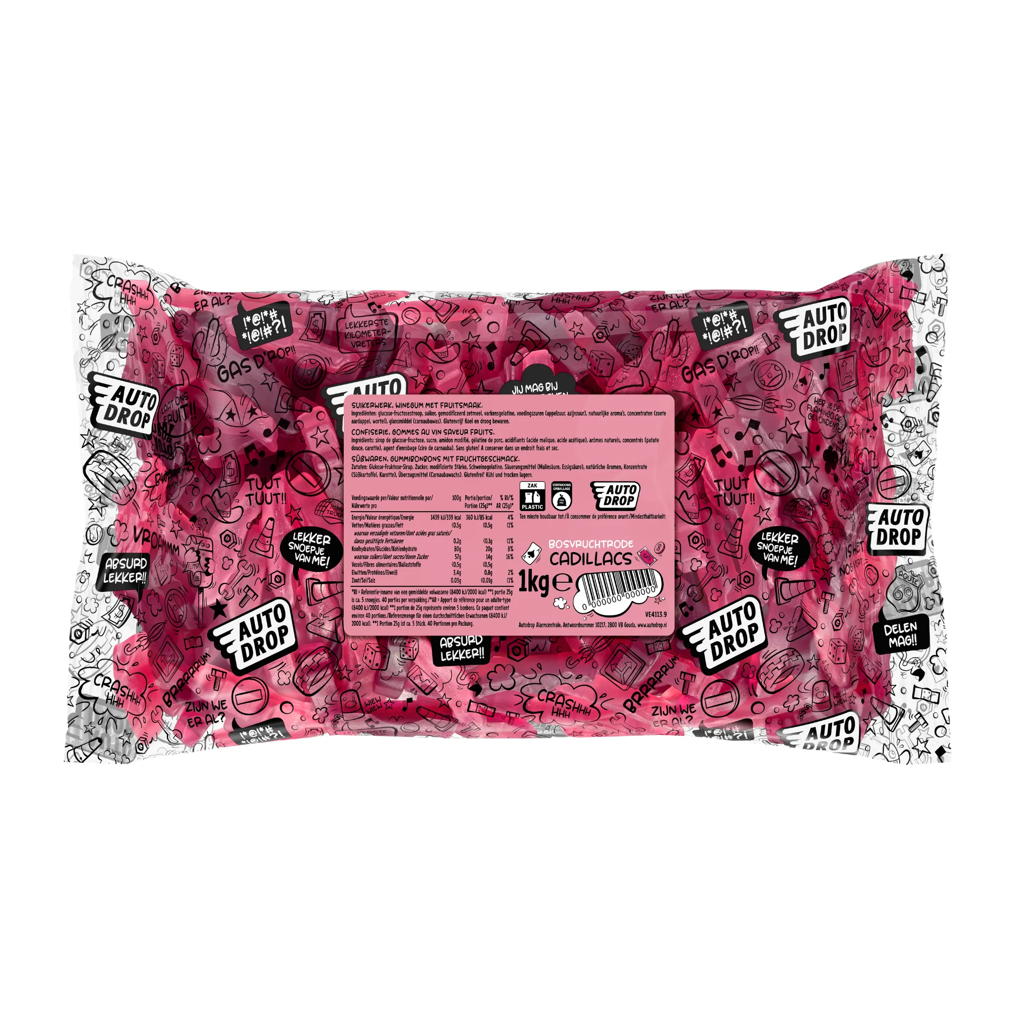 Autodrop Rode Cadillacs (6x1kg)