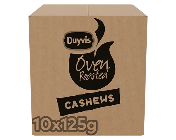 Duyvis Dry Roasted Cashews (10x 125gr)