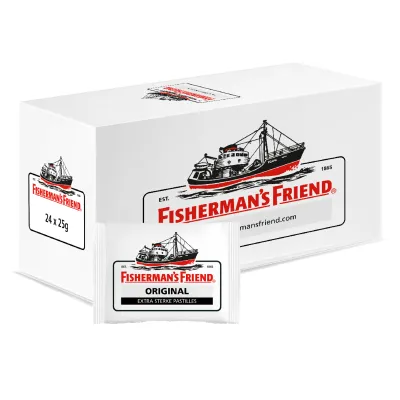 Fisherman's Friend Original Extra Strong Wit (24x 25gr)