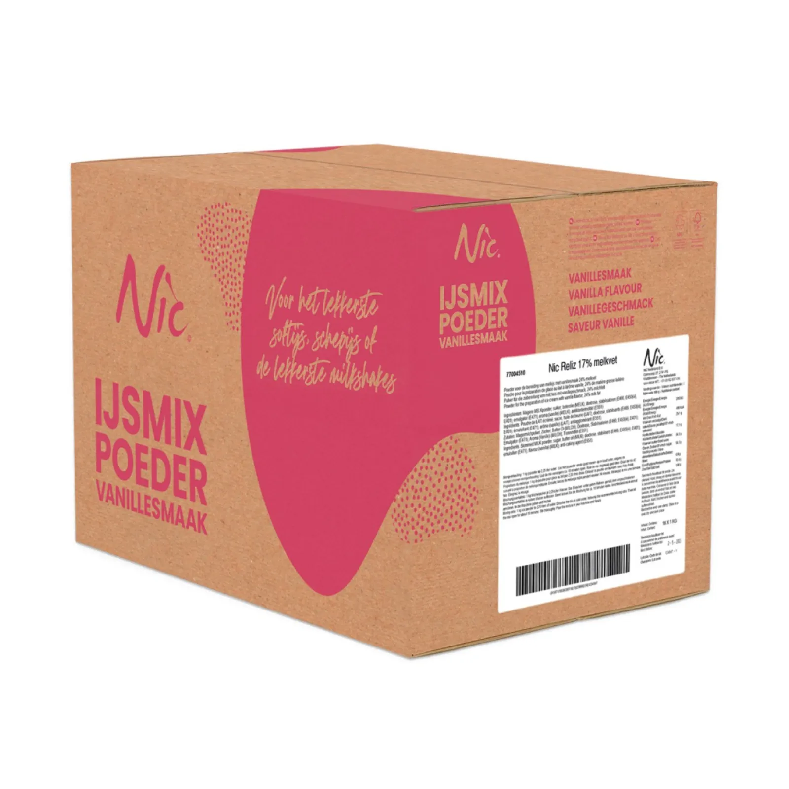 Frusco IJsmix Poeder (D)room 17% (14x 1kg)