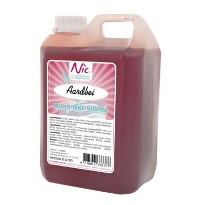 Frusco Milkshakesiroop Aardbei (2 liter)