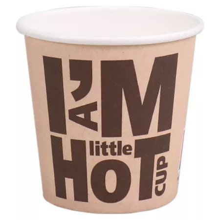 Kartonnen beker i’am little hot cup (50x 100ml)