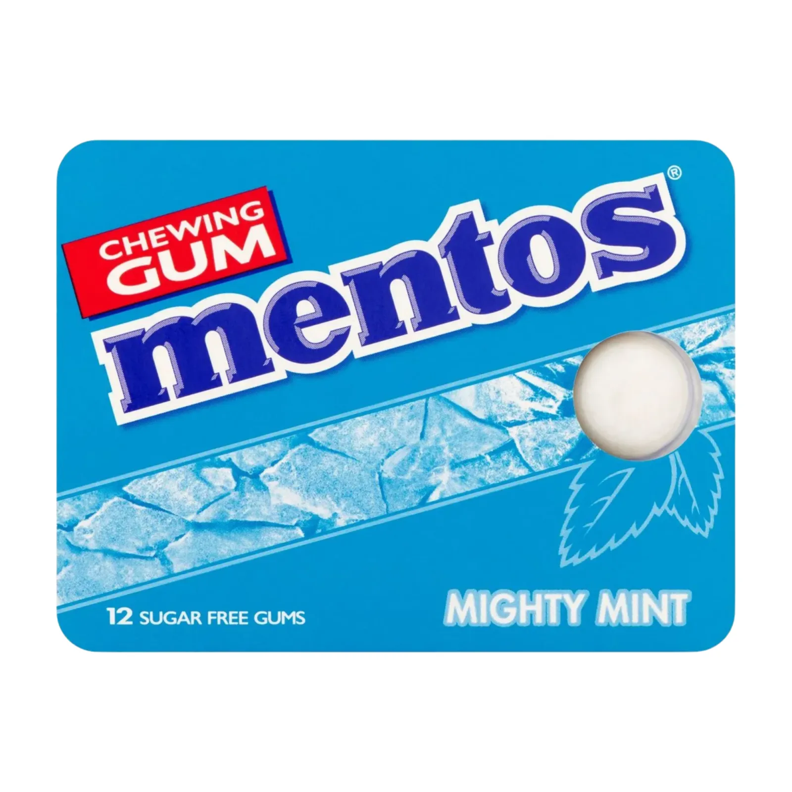 Mentos Kauwgom Mighty Mint Blister (12 stuks)