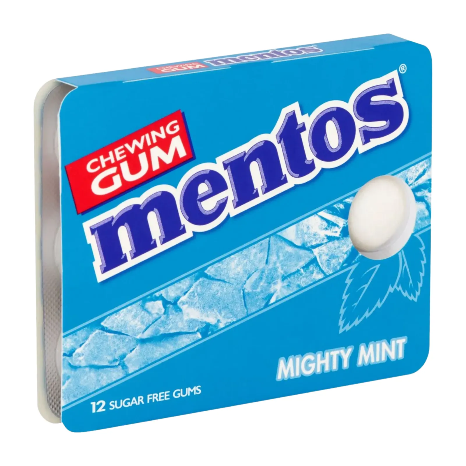Mentos Kauwgom Mighty Mint Blister (12 stuks)