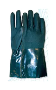 M-Safe handschoenen PVC premium green (maat 10)