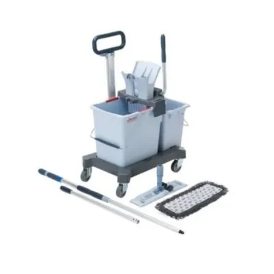 Vileda ultraspeed starterkit met plaat en mop inclusief telescoopsteel