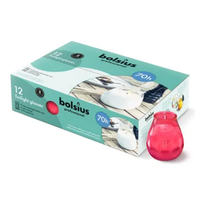 Bolsius Twilight Fuchsia Ø99x104 mm 70 uur (12 stuks)