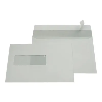 Gallery enveloppen ft 156 x 220 mm, venster links (500 stuks)