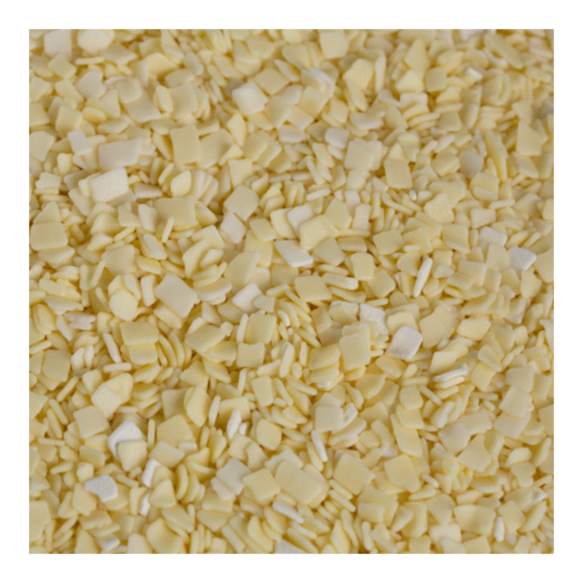 NJOY pajetten witte chocolade (1500gr)