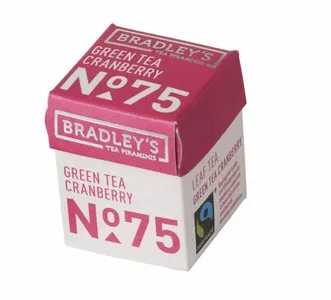 Bradley’s piramini green / cranberry (30 stuks)