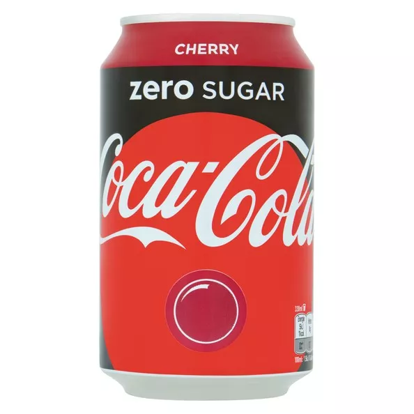 Coca cola zero cherry blik 33 cl