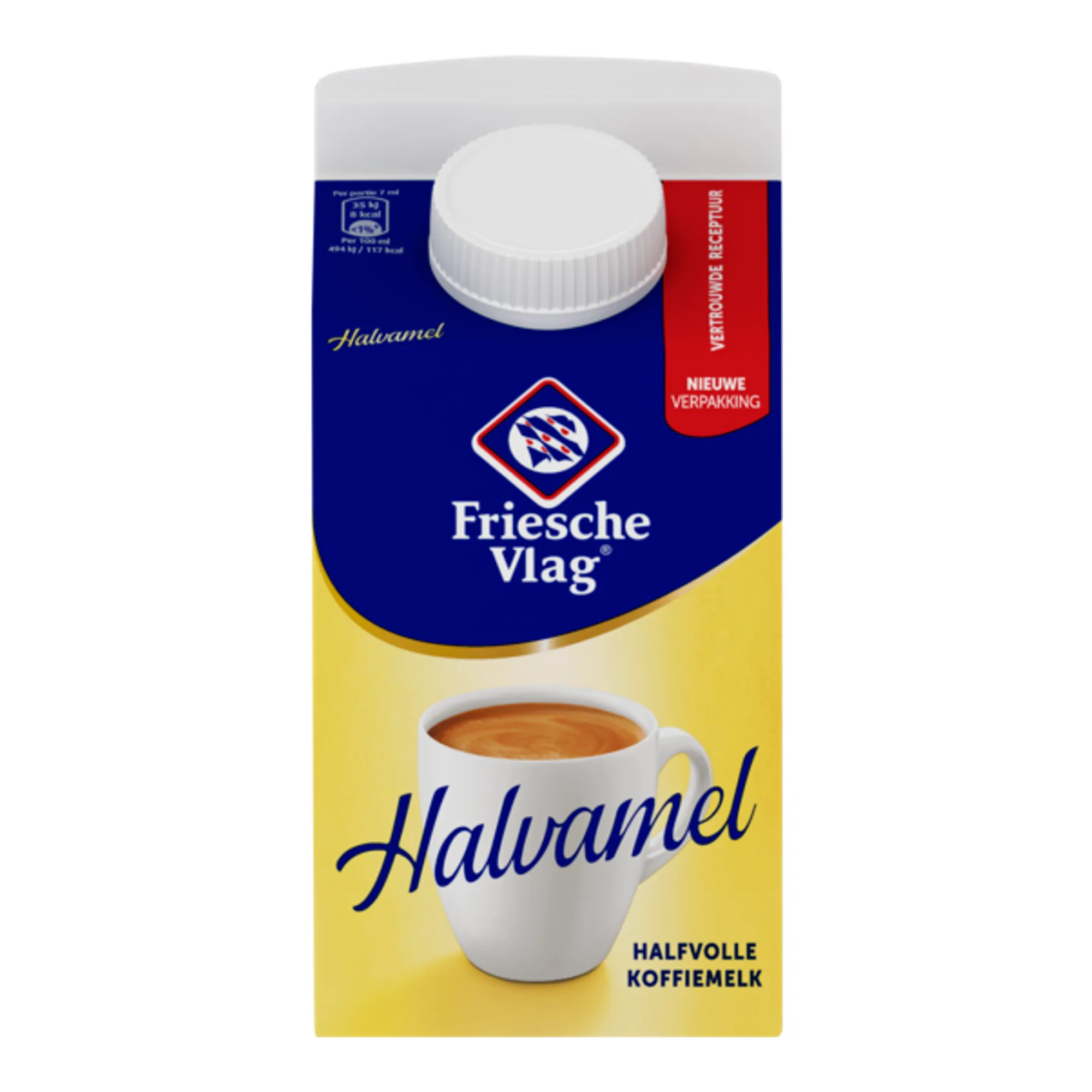 Friesche Vlag Halvamel Pak (18x 455ml)