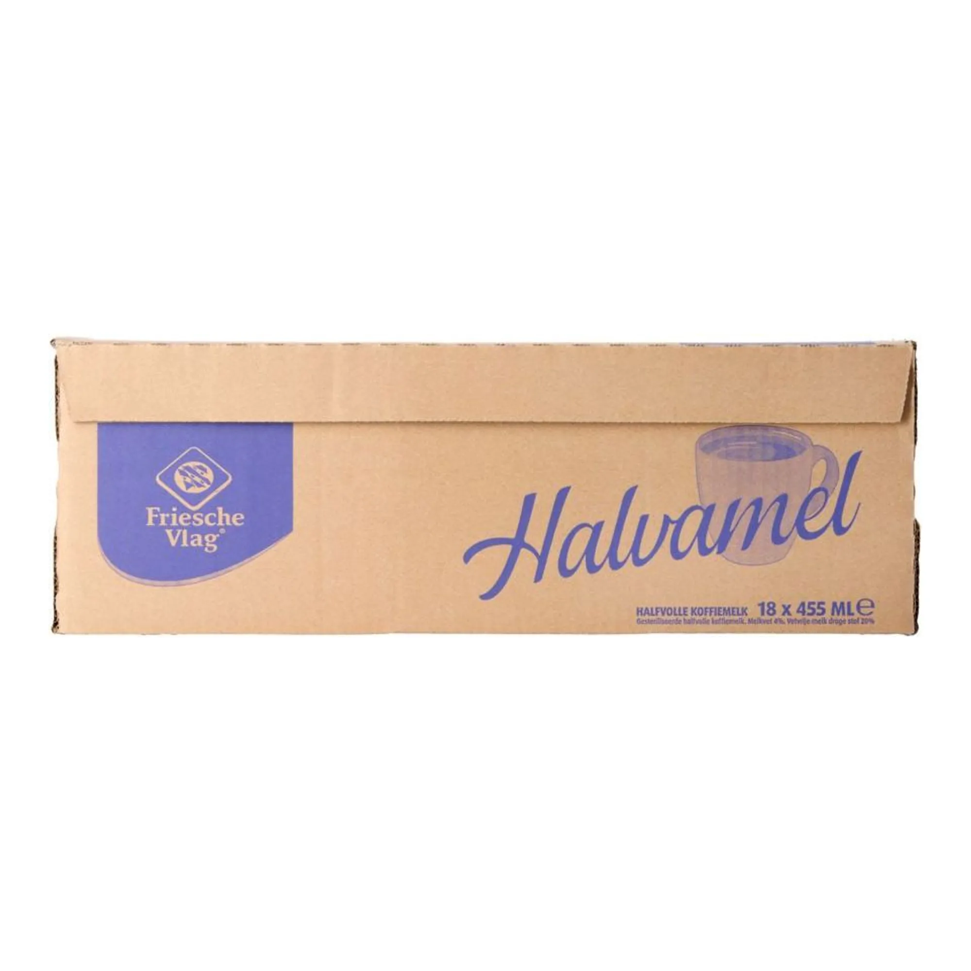 Friesche Vlag Halvamel Pak (18x 455ml)