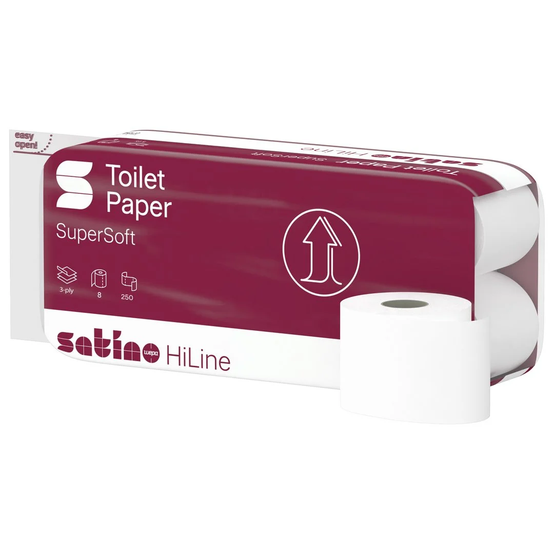 Satino prestige toilet paper 3-ply (64x 250 sheets) - Image 3