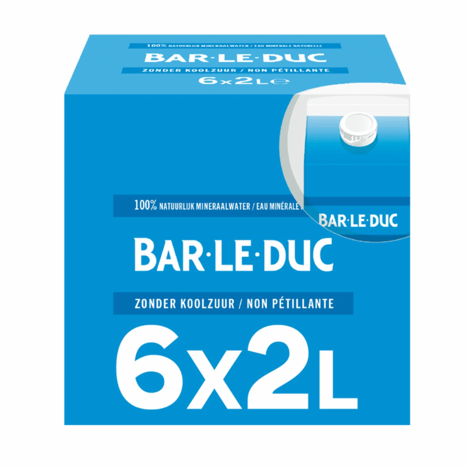 Bar-Le-Duc Natuurlijk Mineraalwater Koolzuurvrij (6 x 2 liter)