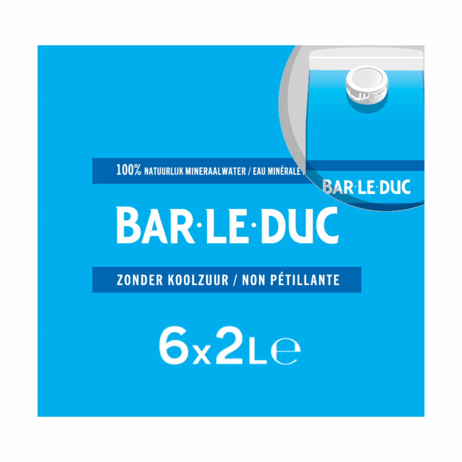 Bar-Le-Duc Natuurlijk Mineraalwater Koolzuurvrij (6 x 2 liter)