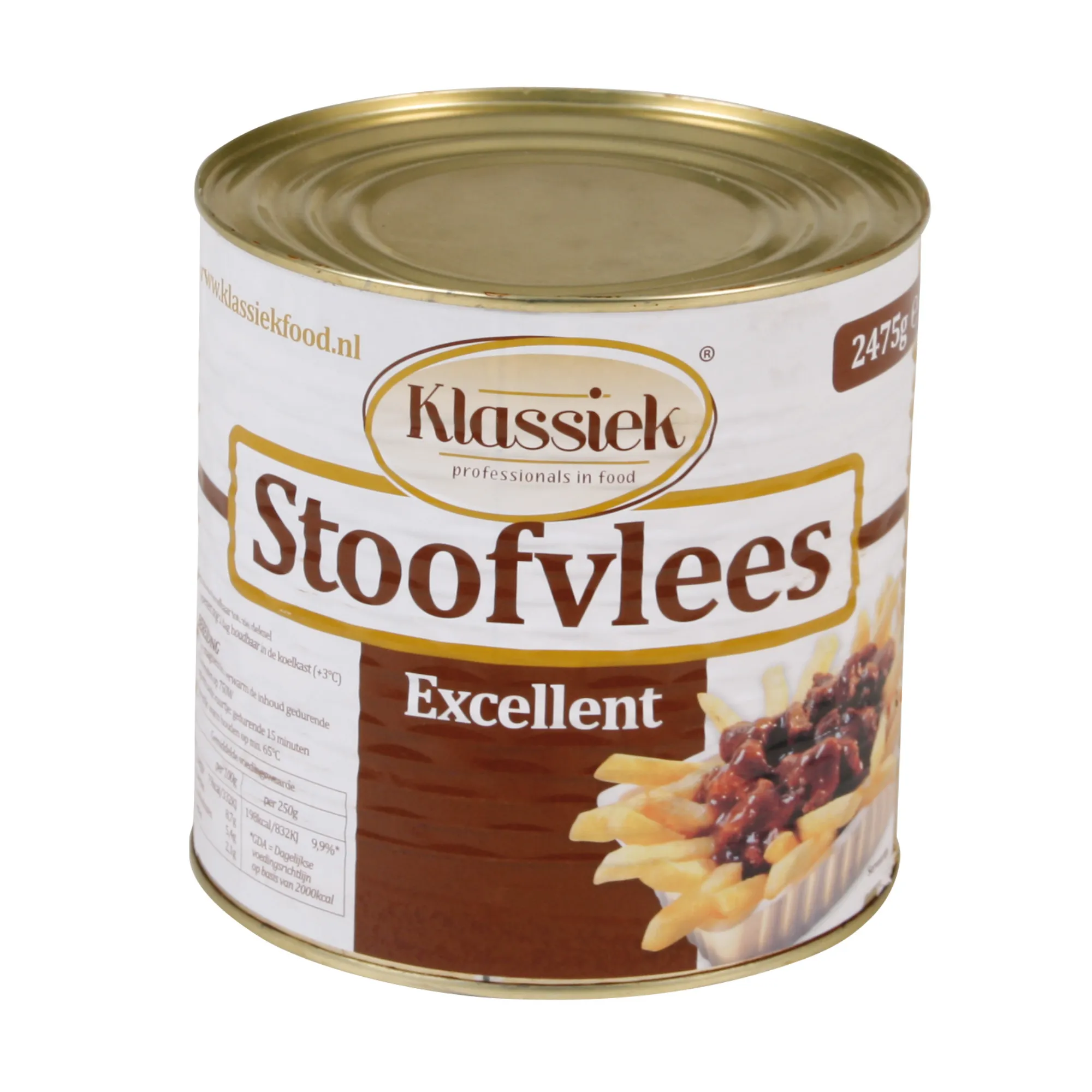 Klassiek Stoofvlees Blik (2,7kg)