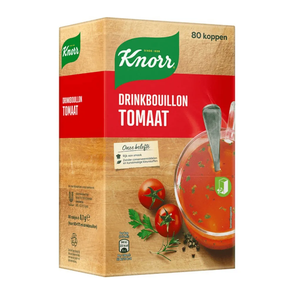 Knorr Drinkbouillon Tomaat (80 stuks)