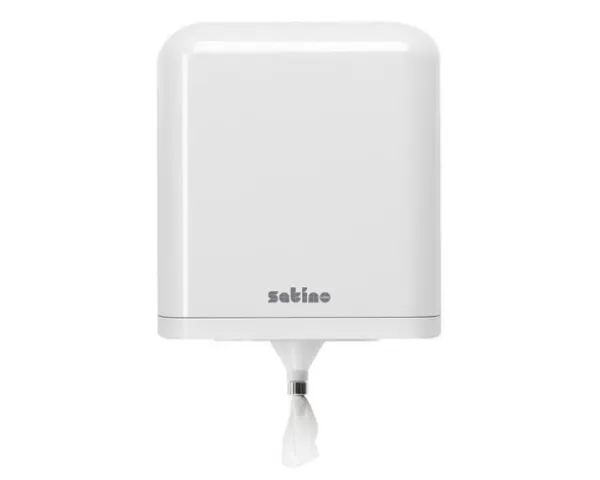 Satino CF1 Midi Poetsroldispenser Wit Kunststof