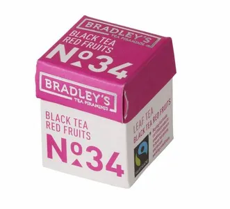 Bradley’s Piramini Black Tea Red Fruits NO.34 (30 stuks)