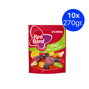 Red Band snoepmix crazy zak 270 gr