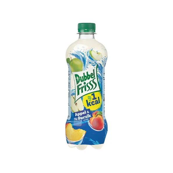 Dubbelfrisss Appel Perzik 1kcal Pet (6x 50cl)