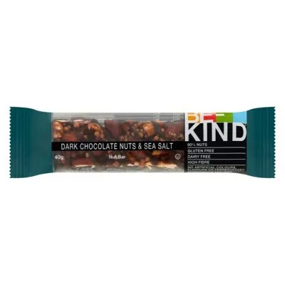 Be-kind Single Dark Chocolate Nuts & Seasalt (12x40gr)
